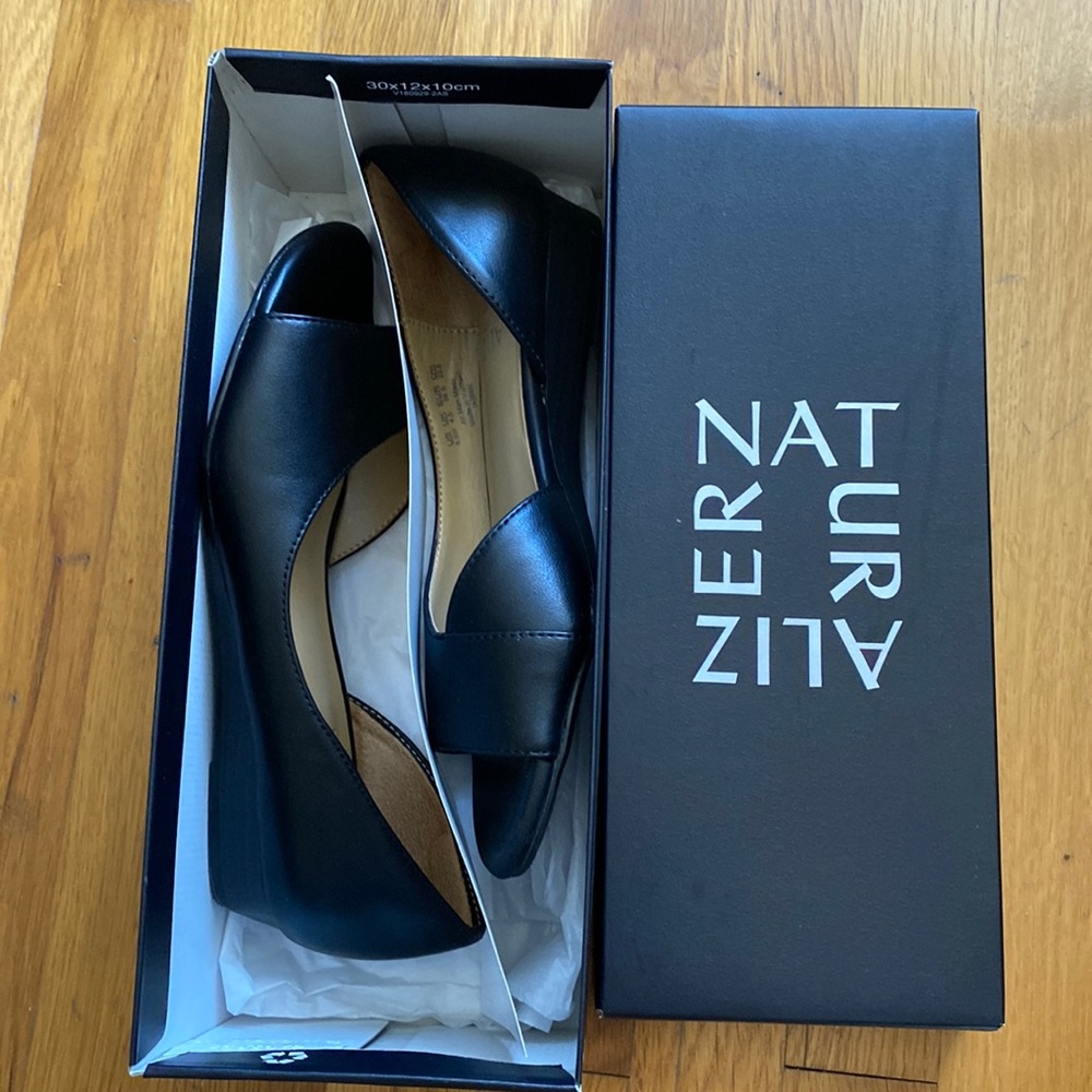 Naturalizer Black Wedges